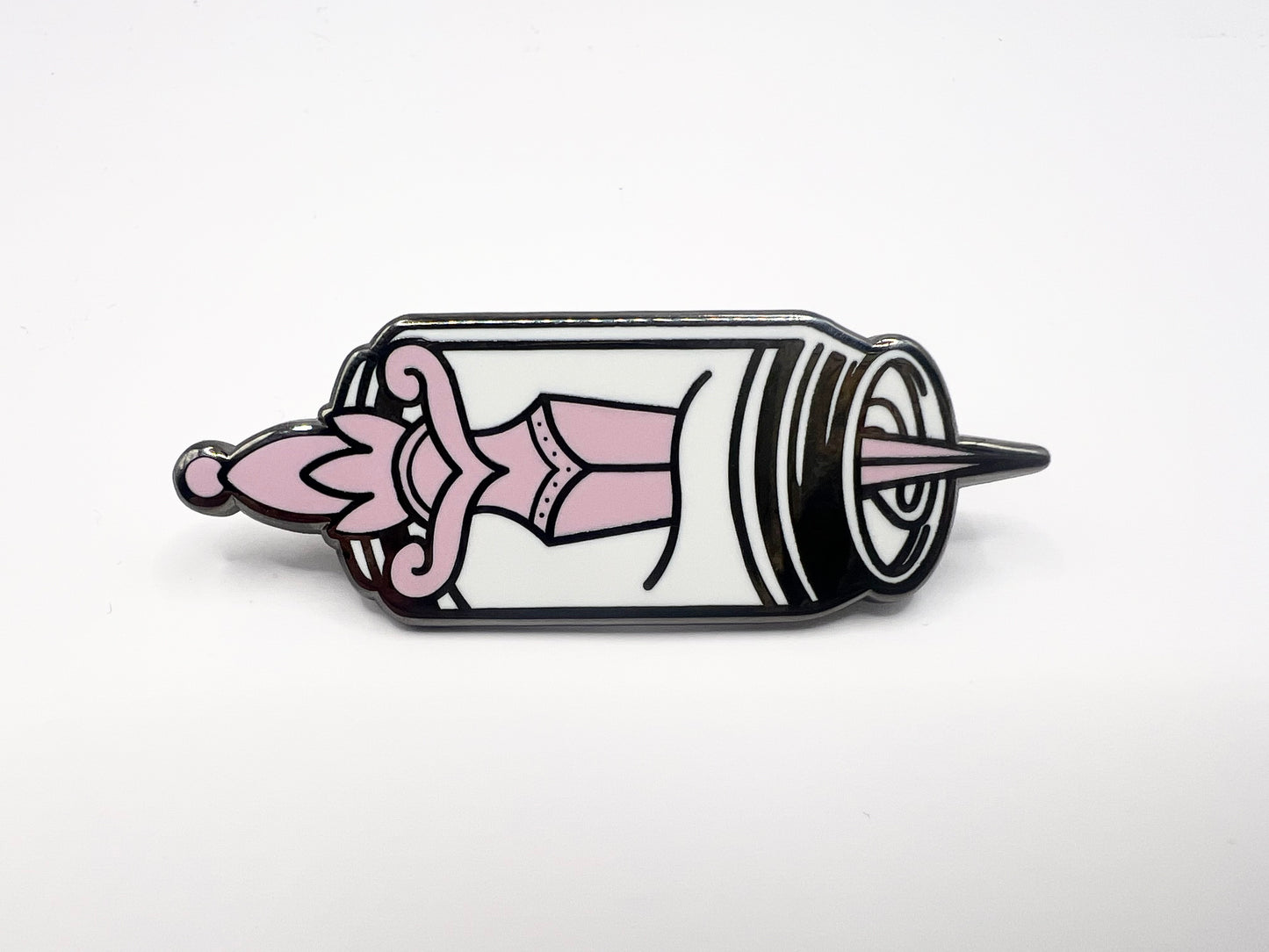 Pink Drink Daggers Pin