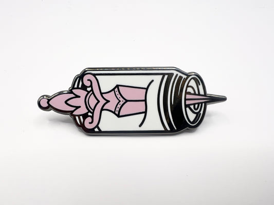 Pink Drink Daggers Pin