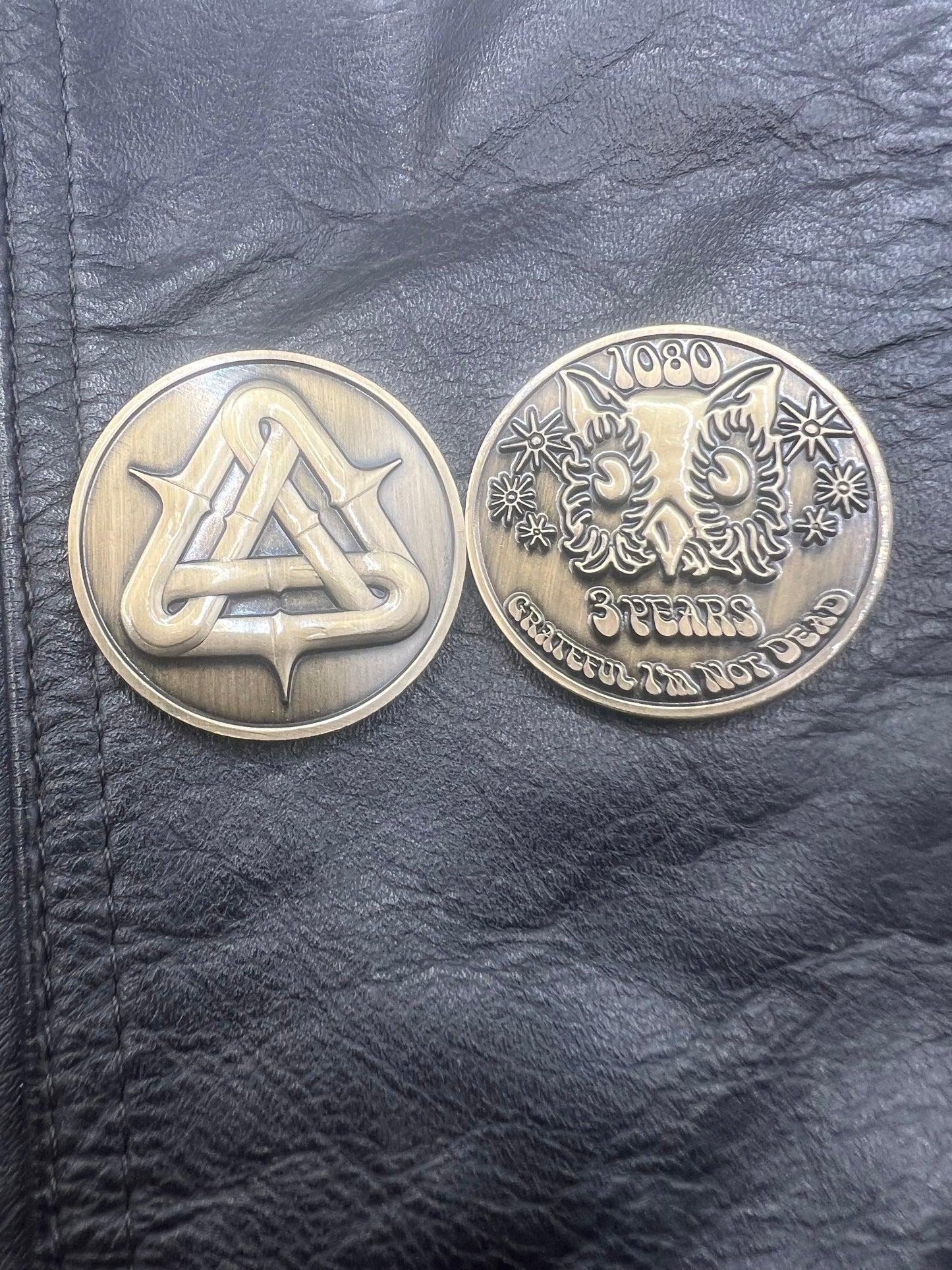 3 year chip “grateful I’m not dead”