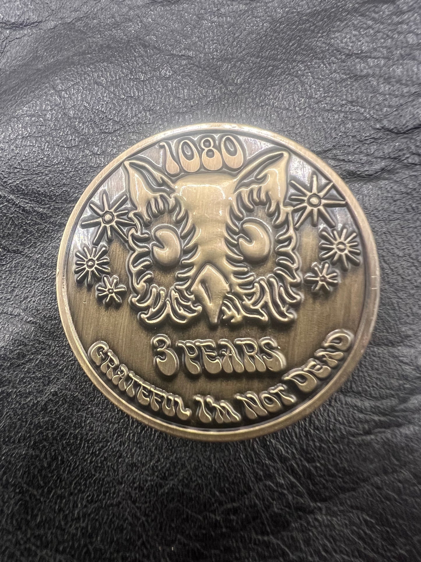 3 year chip “grateful I’m not dead”