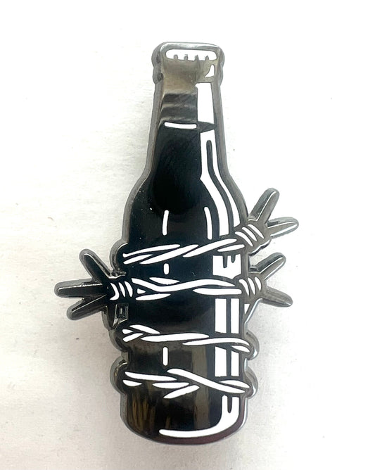 Barb wire pin