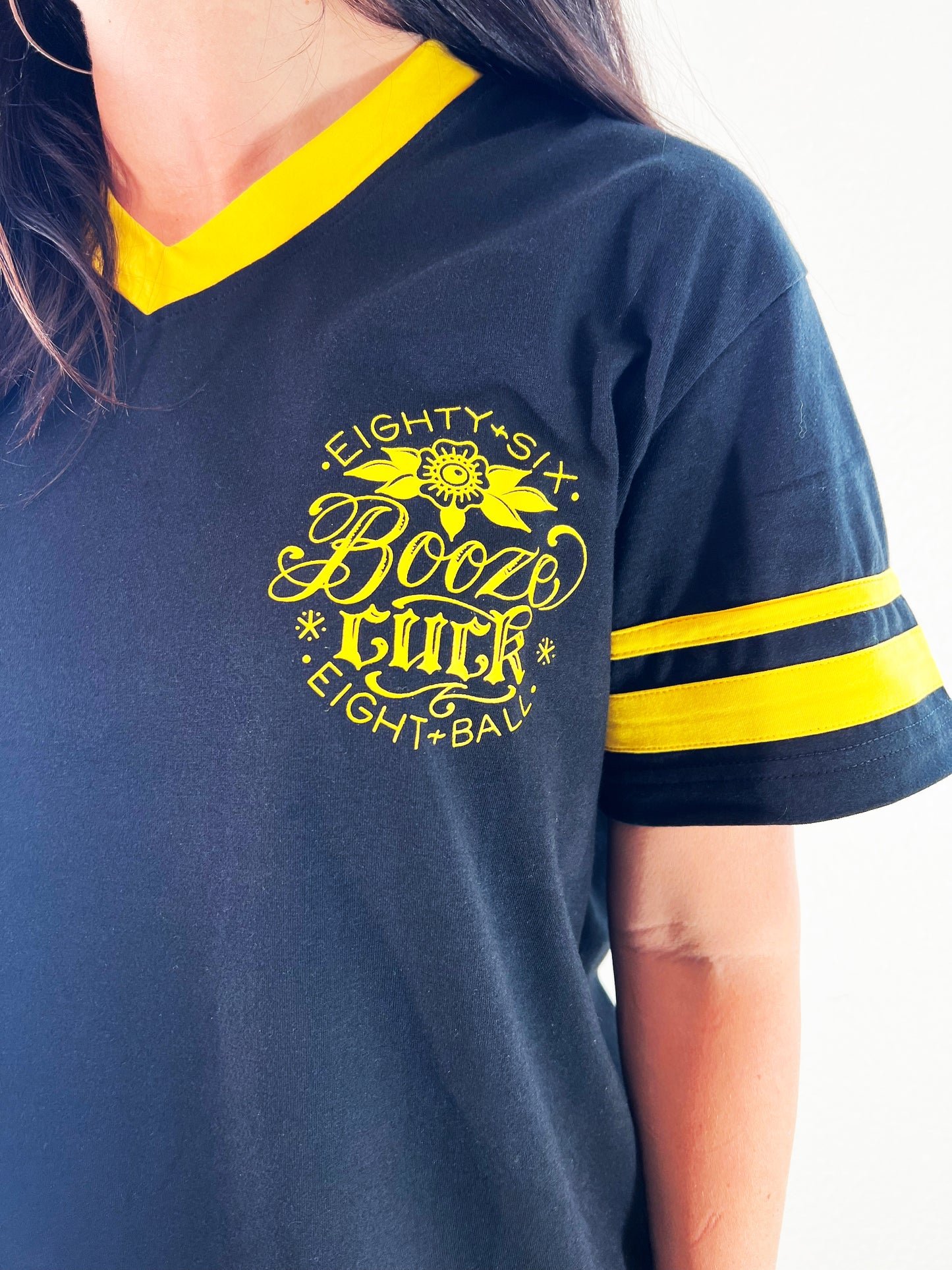 Booze Cuck V-Neck Tee