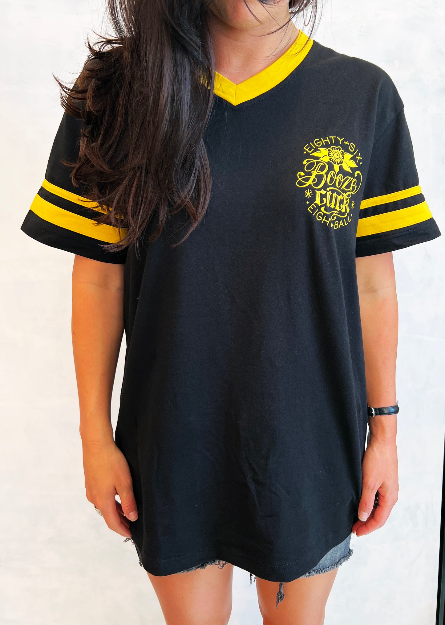Booze Cuck V-Neck Tee
